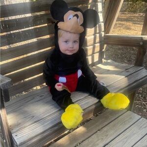 Kids Mouse Costume - Black and Red